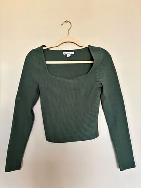 And Now This Scoop Neck Ribbed Sweater Size XS Like New